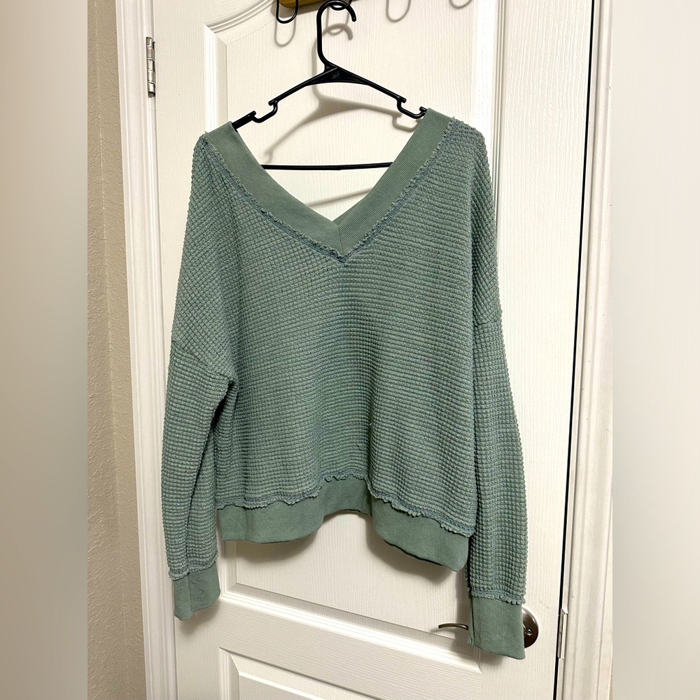 Waffle Sweater